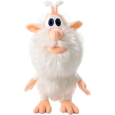 30cm Booba Pluche Speelgoed Cartoon Anime Zacht Pluizig Schattig Knuffeldier Bureau Ornament Cadeau Rustgevende Metgezel Pop Slaapkussen white