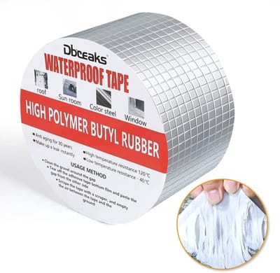 Dailygoody - Aluminium Butylband - Waterdichte Reparatietape - 100 mm