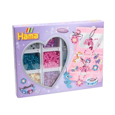 Hama - Sieradenset Strijkkralen Paars – 2400 stuks