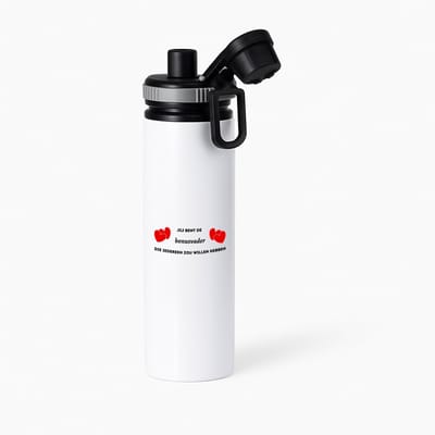 Hacebo® - jij bent de bonusvader die iedereen zou willen hebben waterfles met draaidop grijs - Vader - geweldige vader - niemand anders - verjaardag - cadeau - kado - bedankje - geschenk - water fles - 850ML