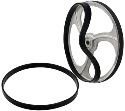 Rubber Bandsaw Bladen - Antislip Houtbewerkingszaag voor Bandsagen, 12mm Breed, 3mm Dikte, 8 Inch, 205mm, Zwart, Ideaal voor Precisiewerk en Efficiënt Zagen