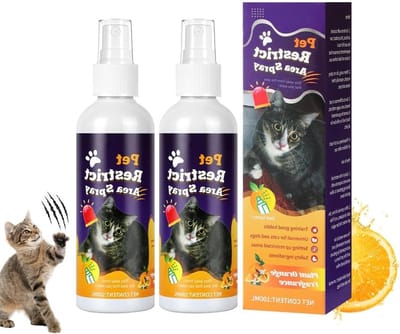 Natuurlijke Kat Afschrik Spray voor Meubels en Training, Bescherming tegen Krabben, 100ml*2