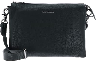 MANDARINA DUCK Leren schoudertas Mellow Leather Crossover Bag Pine Green donkergroen