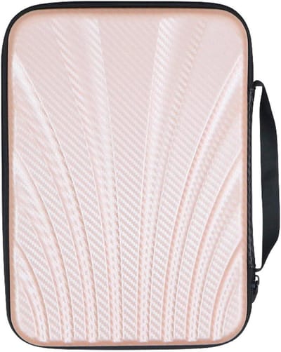 Tafeltennis Tas - Batje Cover - Sport Toernooi - Robuuste Hard Cover - Voor 2 Batjes - Rosé Goud