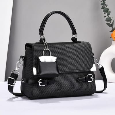 Nieuwe Macaron Mode Handtas Gesplitste Canvas Textuur Hoge Uitstraling Horizontale Schoudertas Grote Capaciteit Crossbody Tas . gray
