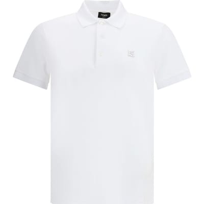 Fendi Witte Katoenen Poloshirt