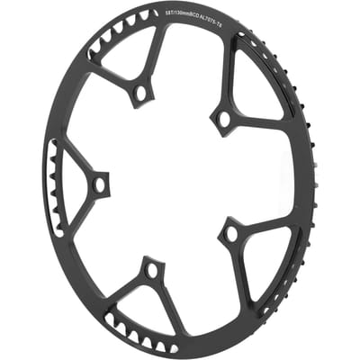 58T Fiets Kettingblad Alle Aluminiumlegering Lage Dichtheid Stevig Geanodiseerde Afwerking Vouwfiets Kettingwiel gray