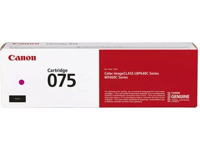 Originele Canon toner 075, tot 1300 pagina's, enkele verpakking, magenta