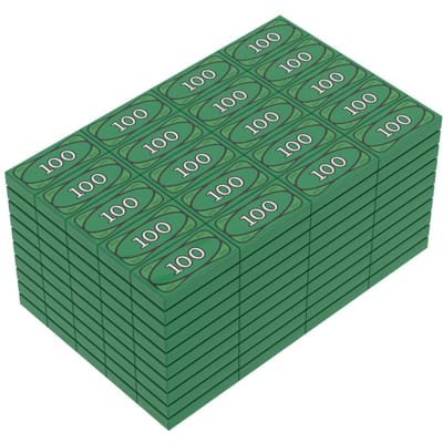 Miljonair Geld Dollar USD MOC Bouwstenen Speelgoed voor Kinderen Verzameling Rollenspel Cadeau Jongen Decoratie 200PCS