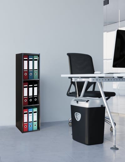 Houten kantoorstandaard plank boeken mappen archief plank boekenplank Offas 3f
