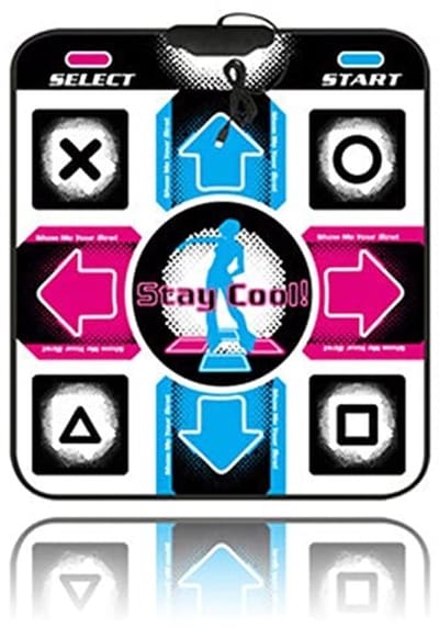 Allecto - Dance Mat - Antislip Dansmat - Slijtvast en Duurzaam - Fitness en Lichaamsvorming - Compatibel met 98/2000/XP/7 - Geschikt voor Kinderen