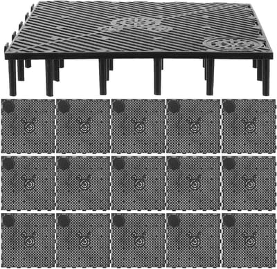 Praktische Split Filterplaten voor Aquaria - Ondersteunende Filterplaten voor Optimaal Waterbeheer - 15 cm, Set van 20