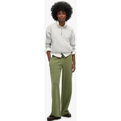 Superdry - Essential joggingbroek met rechte pijpen en logo - Dames - Broeken