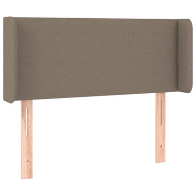 vidaXL Hoofdbord LED 83x16x78/88 cm stof taupe