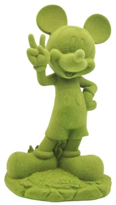 Disney Home 3D Statue - Flocked Mickey Mouse