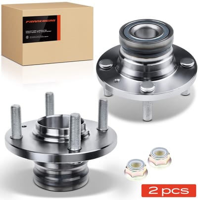 Frankberg 2x Wielnaaf Set Achter voor Honda Jazz II GD GE2 GE3