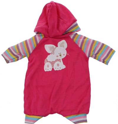 Johntoy Baby Rose Babypoppenkleren Streep 40-45 Cm