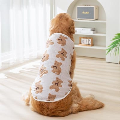 Lente en Zomer Hond Golden Retriever Grote Hond Ademend Dunne Koreaanse Versie Beer Hond Vest Middelgrote en Grote Hond Huisdier Hondenkleding 7XL