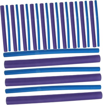 Krultang Set - Haarrollers - Zonder Warmte Krullen - Flexibel En Zacht - 20 Stuks - Willekeurige Kleur