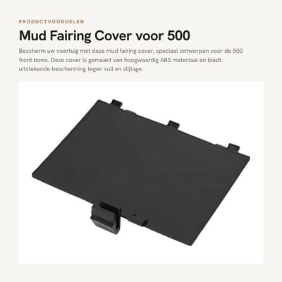 Dailygoods- Mud Fairing Cover - Geschikt voor 500 Voorste Bogen - Links/Rechts - 1 Stuk - Duurzaam Materiaal - Eenvoudige Montage
