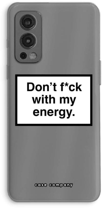 Case Company® - Hoesje geschikt voor OnePlus Nord 2 5G hoesje - My energy - Soft Cover Telefoonhoesje - Bescherming aan alle Kanten en Schermrand