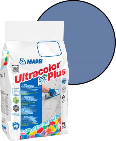 MAPEI Ultracolor Plus Voegmortel - Waterafstotend & Schimmelwerend - Kleur 172 Space Blue - 5 kg