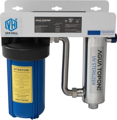 VHW-105 Waterontharder en waterzuiveringsinstallatie met UV Desinfectie "all-in-one" systeem