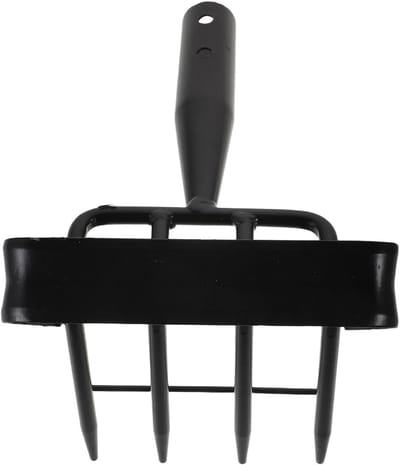 Onkruidhark Staal - Tuinhark Precisie - Onkruid Wieden - Robuuste Harkkop - 125 cm - Zilver