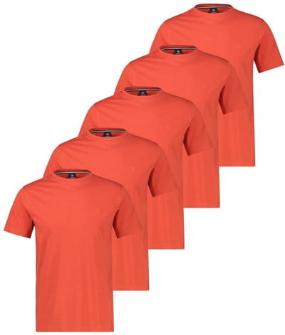 LERROS Heren t-shirt 5 pack Basic
