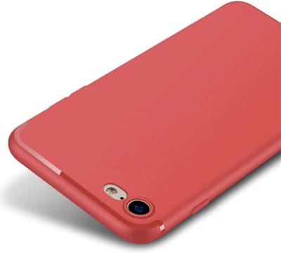 Geschikt voor Luxe Back cover voor Apple iPhone 6 - iPhone 6s - Rood - TPU Case - Siliconen Hoesje