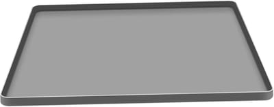 Lekbak voor Apparaten - Waterdichte Mat - Bescherming Vloer - Verhoogde Rand - 60x50cm - Grijs