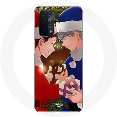Coque pour Oppo A54 5G Hunter x Hunter Gon Freecss et Killua Zoldyck Christmas Day Anime Manga