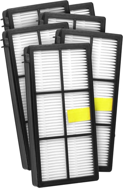 6x Dparts HEPA filter geschikt voor iRobot Roomba 800-900 series met AeroForce stofzuigerfilters - robotstofzuiger hepafilter voor series 805 865 870 871 876 880 886 895 896 960 965 966 980 - nr. 4415864