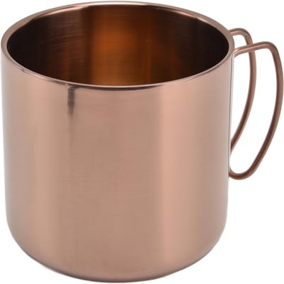Tasse à café Acier inoxydable 400ml Durable Pratique Portable Tasse à eau avec anse pour Maison Bureau Restaurant Type 2