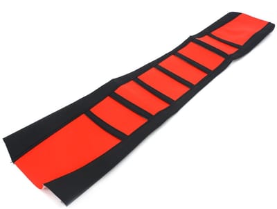 Dailygoody - Universele Zachte Rubber Zadelklem Motorhoes - Bescherming voor Motorstoel - Rood - Duurzaam Materiaal - Eenvoudige Installatie - Univers