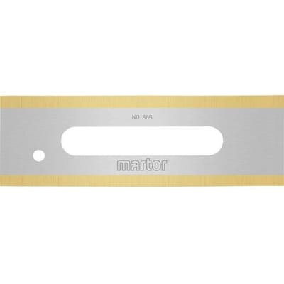 MARTOR 869.60 Reserve-mes INDUSTRIEKLINGE brede schliff 10 stuk(s)