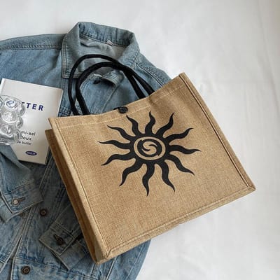 Grote Capaciteit Linnen Enkele Schouder Tote Bag voor Vrouwen Nieuwe Stijl Etnische Stijl Modieuze Mama Tas voor Studenten Handtas voor in de Klas