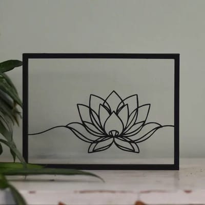 Houten Lijstje - Floating Frames - Tranquil Lotus