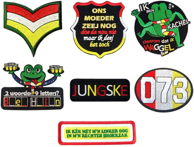 Fjesta© Voordeelpakket - Oeteldonk emblemen - 7 stuks - Heren