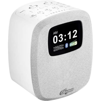 Sangean DCR-83 Radio DAB+, VHF (FM) AUX, Bluetooth, USB Acculaadfunctie, Wekfunctie Wit
