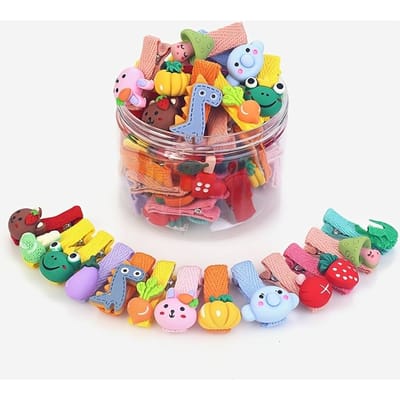 26 stks/doos Leuke Cartoon Kinderen Haarspeldjes Meisjes Accessoires Hoofdtooi Kleine Haarspeld Set brown