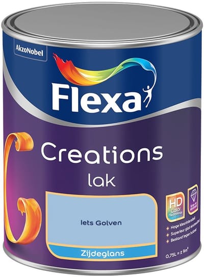 Flexa - Creations Lak Zijdeglans - Iets Golven - Mengverf - 750 Ml