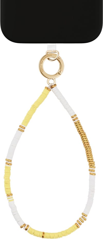 Ideal of Sweden - Phone wristlet - Telefoon polsbandje rustiek geel - Armband - Universeel