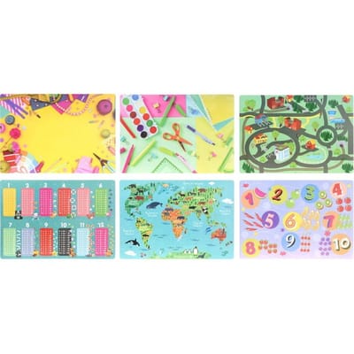 Koopman Serie - Kinderbureaumat - 45x65 cm - Multicolor - Beschermend