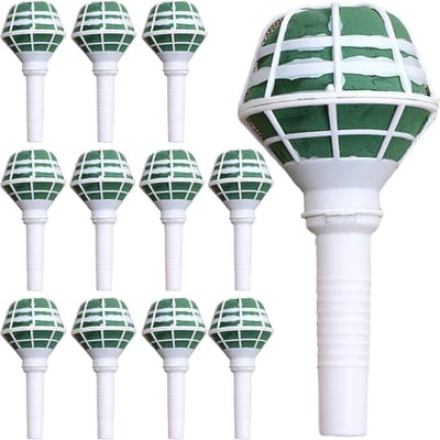 Bloem Boeket Houders - Bloemschik Foam - Bloemen Arrangementen - Ingebouwd Schuim - 6 Stuks - Groen