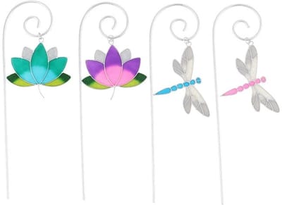 Something different set van 4 vijvervissende zonvanger decoratie figuren