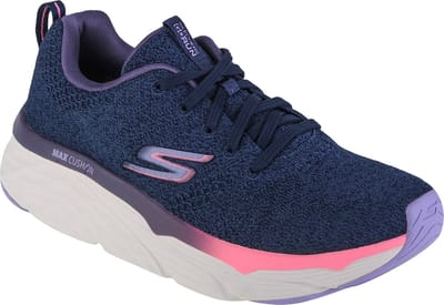 Skechers Max Cushioning Elite-Clarion 128564-NVPR, Vrouwen, Marineblauw, Hardloopschoenen,Sportschoenen, maat: 41