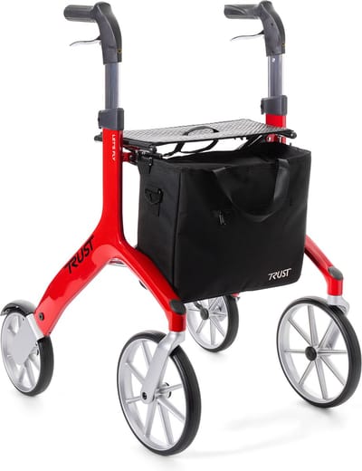 Let's Fly Rollator Red