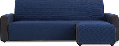 Belmarti Waterproof chaise-longue bankbeschermer rechts - 200 cm - Blauw