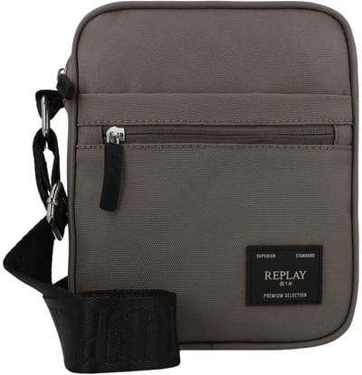REPLAY Schoudertas Reporter Bag Walnut Taupe